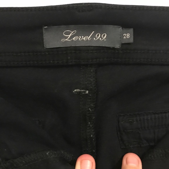 Level 99 black pants with ankle zipper - Picture 2 of 6